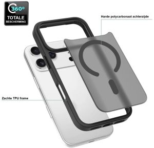iPhone 17 Pro Max Hoesje – TPU Backcover met MagSafe – Schokbestendig & Gripvast - Afbeelding 2