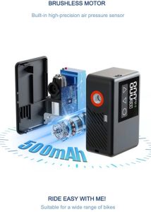 BL01 Digitale Mini Elektrische Fietspomp