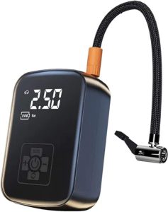 Draadloze luchtcompressor - Draagbare autobanden pomp / Fietspomp - 12V - Max 150psi - 30L/min - Auto accessoires - Afbeelding 4