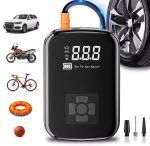 Draadloze luchtcompressor - Draagbare autobanden pomp / Fietspomp - 12V - Max 150psi - 30L/min - Auto accessoires