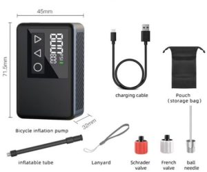 BL01 Digitale Mini Elektrische Fietspomp - Afbeelding 3