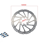 160mm RVS remschijf voor OUXI V8, V9, H9, C80, V20 (pro), V30, Q8 etc.