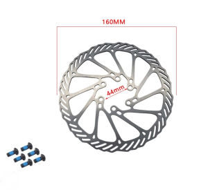 160mm RVS remschijf voor OUXI V8, V9, H9, C80, V20 (pro), V30, Q8 etc.