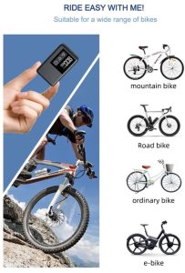 BL01 Digitale Mini Elektrische Fietspomp - Afbeelding 6