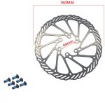 160mm RVS remschijf voor OUXI V8, V9, H9, C80, V20 (pro), V30, Q8 etc. - Afbeelding 2