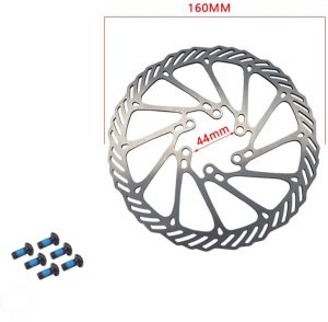 160mm RVS remschijf voor OUXI V8, V9, H9, C80, V20 (pro), V30, Q8 etc. - Afbeelding 2