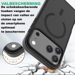 iPhone 17 Pro Max Hoesje – TPU Backcover met MagSafe – Schokbestendig & Gripvast - Afbeelding 5