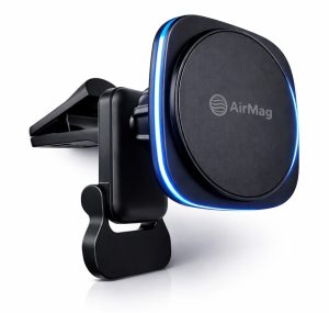 AirMag MagSafe Smartphonehouder Auto met Draadloze Oplader - 15W Snelladen - Magnetisch - Ventilatierooster - iPhone 12 t/m 17