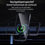 AirMag MagSafe Smartphonehouder Auto met Draadloze Oplader - 15W Snelladen - Magnetisch - Ventilatierooster - iPhone 12 t/m 17 - Afbeelding 4