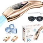 IPL - Laser Ontharings Apparaat -Effectief - Met Pijnloos ICE Cool system - 9 Standen - Voor Alle Huidtypes - Cadeau voor haar - Cadeau voor hem - Permanent - Haarverwijderaar
