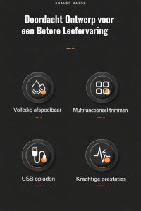 7D Skull Shaver Scheerapparaat Mannen - Hoofd Kaal Scheren - 6-in-1 Trimmer - LED Display - Draadloos - Waterproof - Nat & Droog - Baard & Hoofd - Afbeelding 11