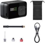 Draadloze Elektrische Fietspomp 8 Bar (120 PSI) - Mini Compressor 130g - Digitaal Display - USB-C Oplaadbaar - Presta & Schrader - Inclusief waterafstotend Hoesje + Accessoires - Afbeelding 8