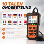 OBD2 Diagnose Tool V521 - Professionele Auto Uitlezer - Foutcodes Lezen en Wissen - Check Engine Reset - Live Data - 10 Talen - Afbeelding 5