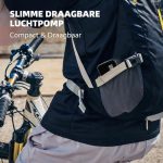 Draadloze Elektrische Fietspomp 8 Bar (120 PSI) - Mini Compressor 130g - Digitaal Display - USB-C Oplaadbaar - Presta & Schrader - Inclusief waterafstotend Hoesje + Accessoires - Afbeelding 5